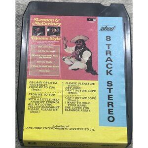 Lennon & McCartney ahed 8 Track Stereo Record Lebel